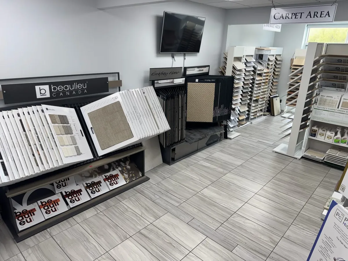 Carpet display 3 — Kelowna Flooring Superstore showroom