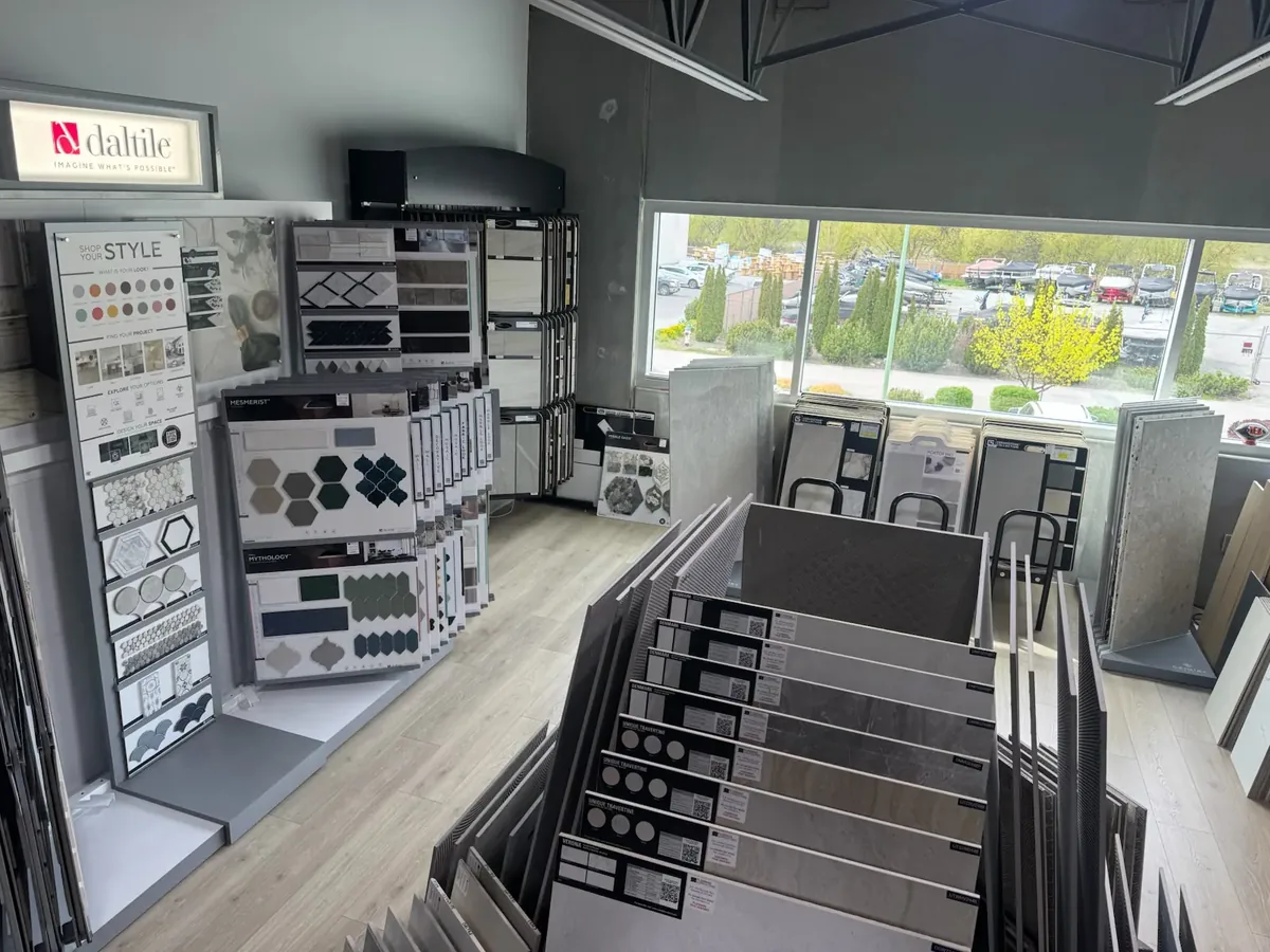 Tile display 6 — Kelowna Flooring Superstore showroom