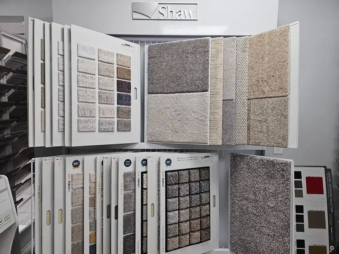 Linoleum Sheet display 2 — Kelowna Flooring Superstore showroom